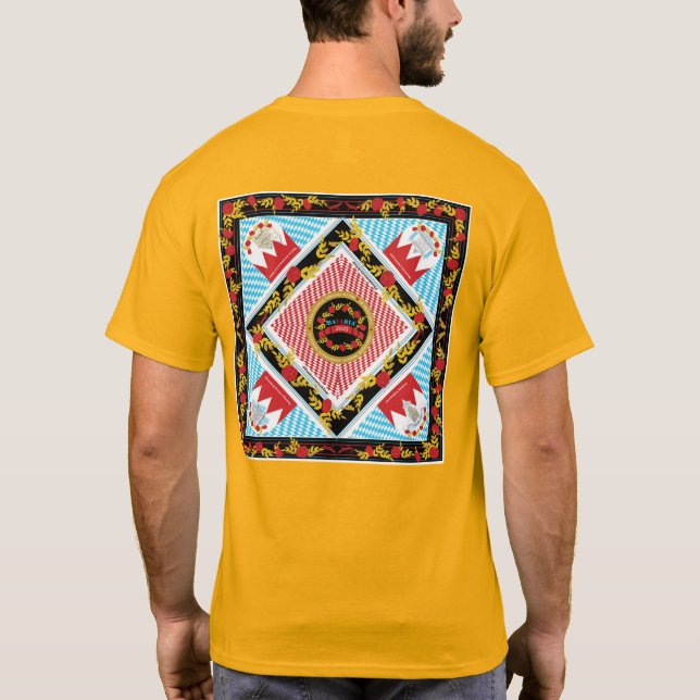 Camiseta Diseño de bandana (Reverso)