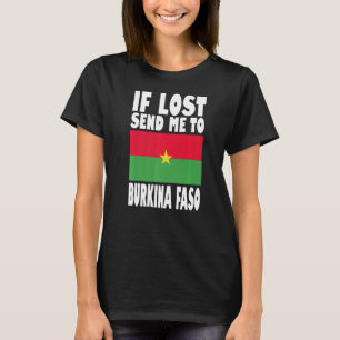 Camiseta Diseño de bandera de Burkina Faso si se pierde, en