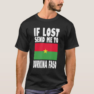 Camiseta Diseño de bandera de Burkina Faso si se pierde, en