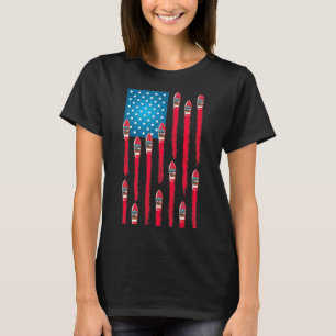 Camiseta Diseño de bandera de lancha rápida