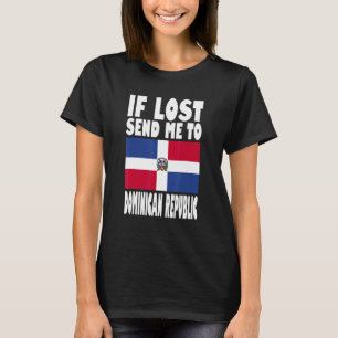 Camiseta Diseño de bandera de República Dominicana Si me pi
