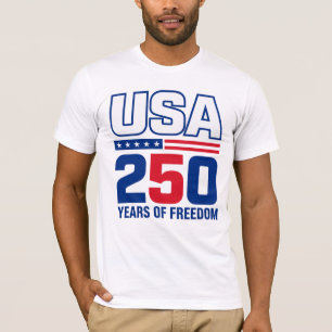 Camiseta Diseño de bandera patriótica USA 250 años de liber
