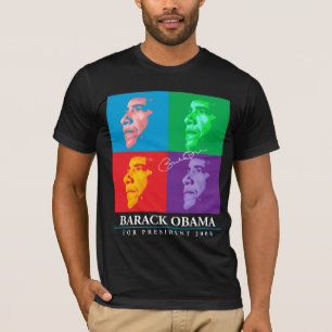 Camiseta Diseño de Barack Obama   Andy