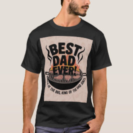 Camiseta Diseño de Barbacoa para el Mejor Papá de Todos – R