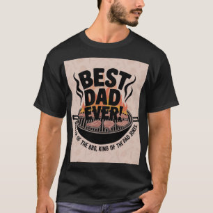 Camiseta Diseño de Barbacoa para el Mejor Papá de Todos – R