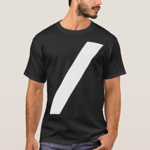Camiseta diseño de barra diagonal