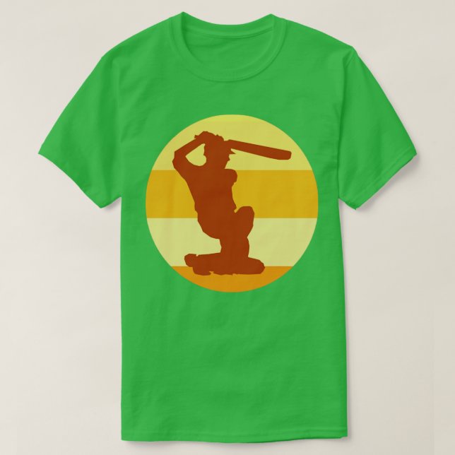 Camiseta Diseño de bateadores de críquet para bateadores de (Diseño del anverso)