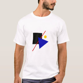 Camiseta Diseño de Bauhaus Geométrico Clásico