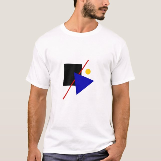 Camiseta Diseño de Bauhaus Geométrico Clásico (Anverso)