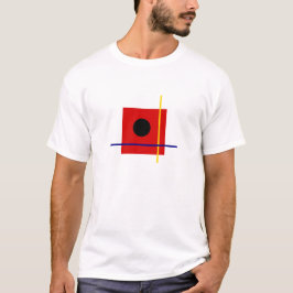 Camiseta Diseño de Bauhaus Geométrico Clásico Multicolor