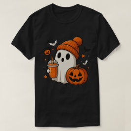 Camiseta Diseño de bebida de especias de calabaza