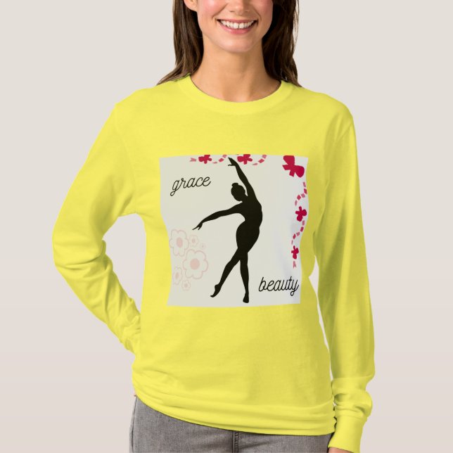 Camiseta Diseño de belleza Grace  (Anverso)