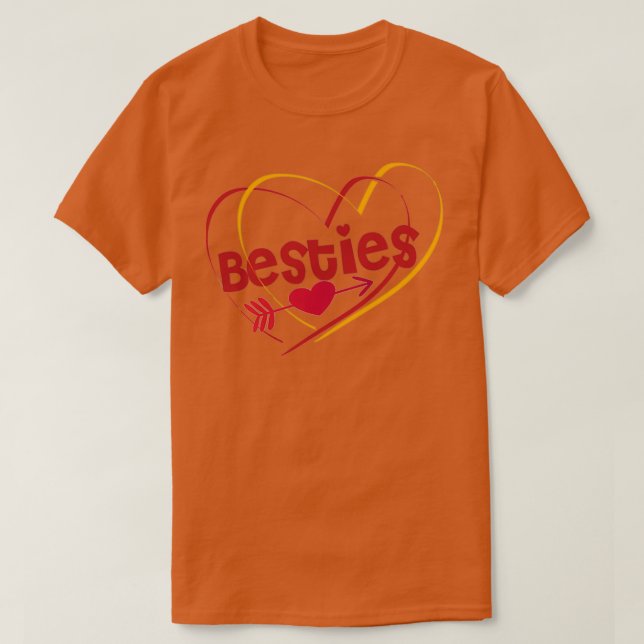 Camiseta Diseño de Besties (Diseño del anverso)