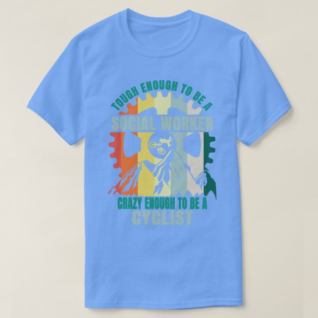 Camiseta Diseño de Bicicleta de Trabajadores Sociales (Diseño del anverso)
