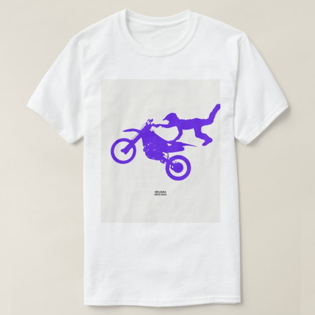 Camiseta Diseño de bicicleta roja (Diseño del anverso)
