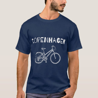 Camiseta Diseño de bicicletas de Copenhague de fabricación 