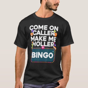 Camiseta Diseño de Bingo Cuaderno para Hombres Mujeres Jueg