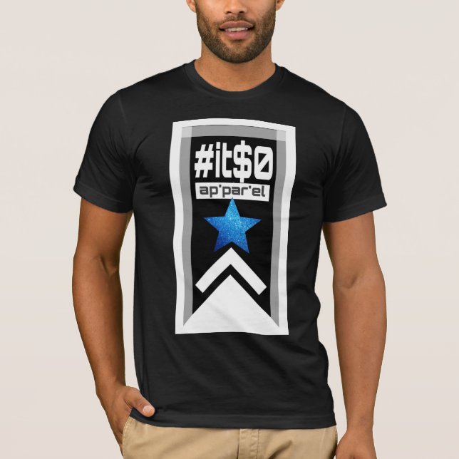 Camiseta Diseño de Blk de it$0 (Anverso)