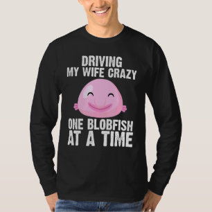 Camiseta Diseño de Blobfish Guay Para Hombres Pescadores