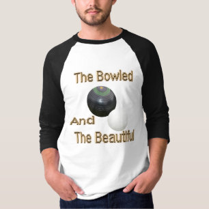 Camiseta Diseño de boles de césped hermoso y lanzado
