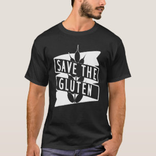 Camiseta Diseño De Bolsa De Pan Gluten Para Baker