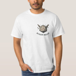 Camiseta Diseño de bolsillo de dados de Dungeon Master