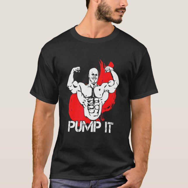 Camiseta Diseño de bombeo de la carrocería (Anverso)