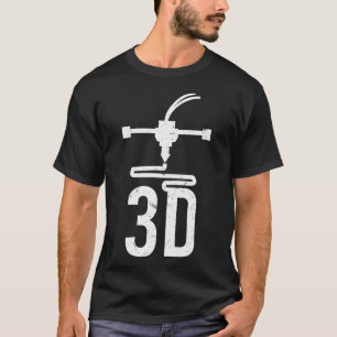 Camiseta Diseño de boquilla de impresora 3D Guay 3D Printi