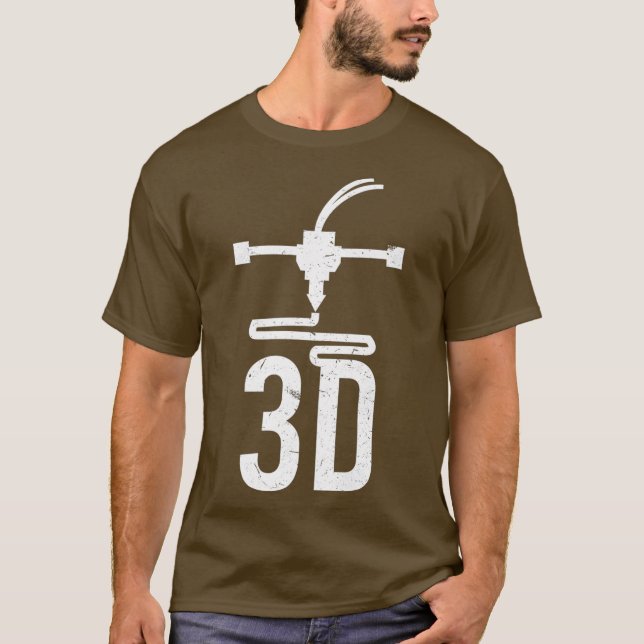 Camiseta Diseño de boquilla de impresora 3D Guay 3D Printin (Anverso)