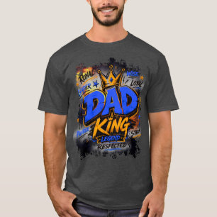 Camiseta Diseño de bota clandestina del rey papá