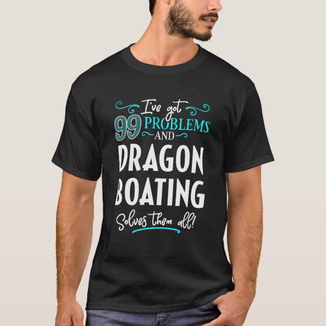 Camiseta Diseño de botes dragones - Bote dragón los resuelv (Anverso)