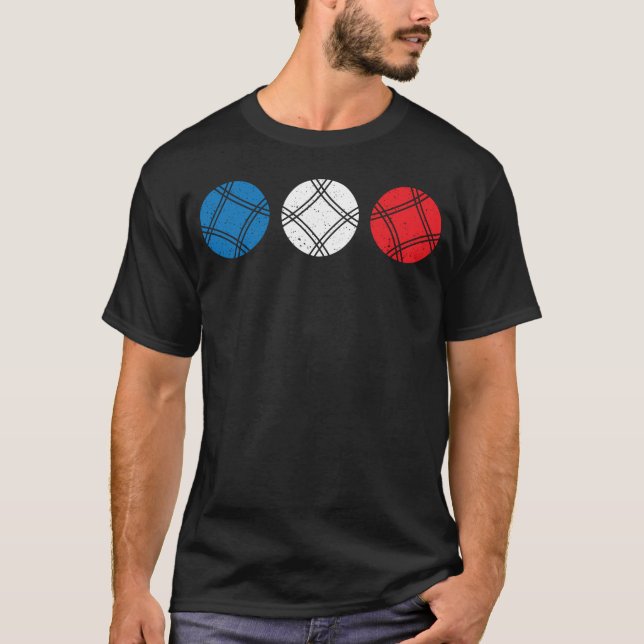 Camiseta Diseño de boules Guay - jugador de petanca bocce (Anverso)