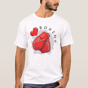 Camiseta Diseño de boxeo