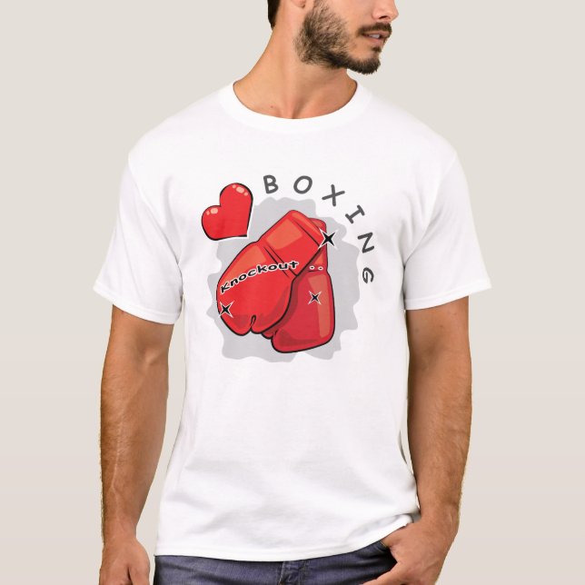Camiseta Diseño de boxeo (Anverso)
