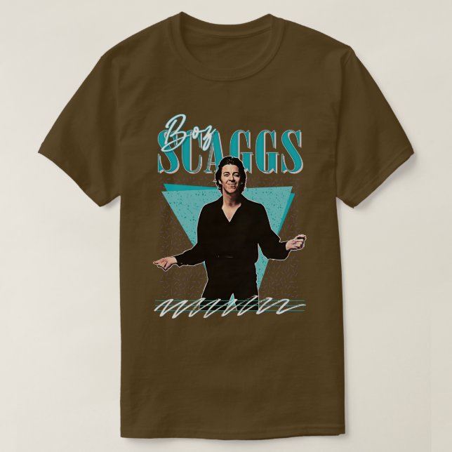 Camiseta Diseño de Boz Scaggs Retro 80 (Diseño del anverso)
