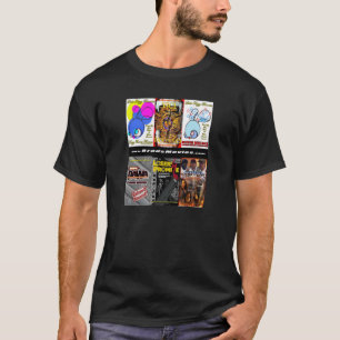 Camiseta Diseño de bradsMovies en negro