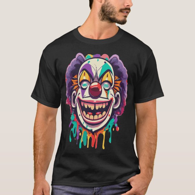 Camiseta Diseño de bromista colorido (Anverso)