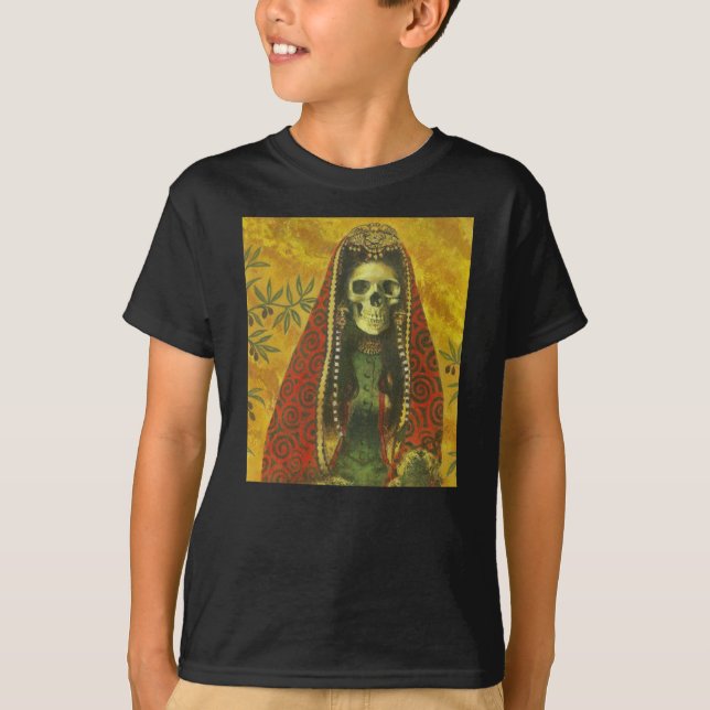 Camiseta Diseño de bruja de la muerte (Anverso)