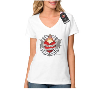 Camiseta diseño de brújula EQUILIBRIO TRABAJO AMOR