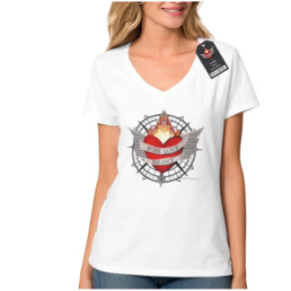 Camiseta diseño de brújula EQUILIBRIO TRABAJO AMOR