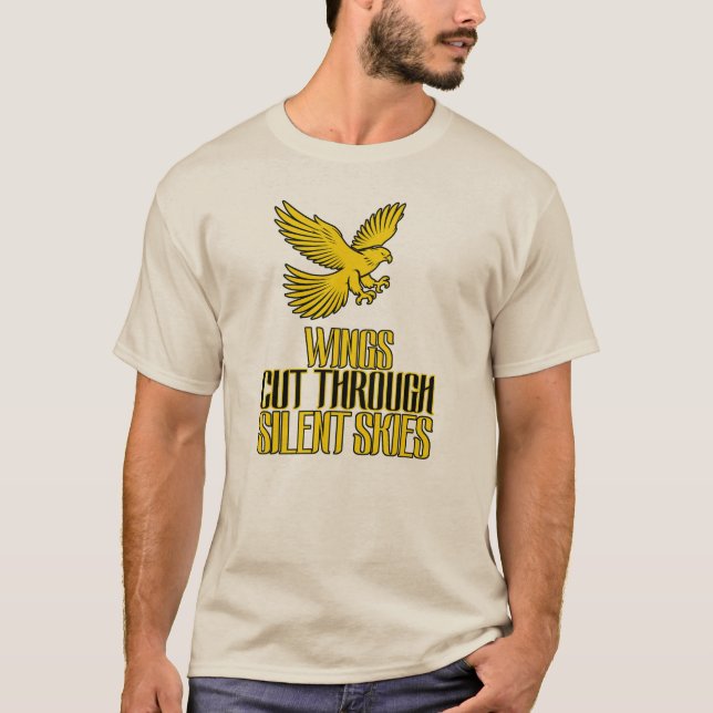 Camiseta Diseño de buceo del ala de los Vengadores Halcón (Anverso)