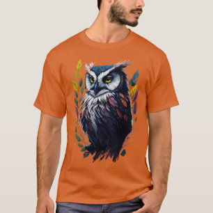 Camiseta Diseño de búho expresivo que cautiva el estilo acu