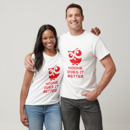 Camiseta Diseño de búho lindo "Nadie lo hace mejor"