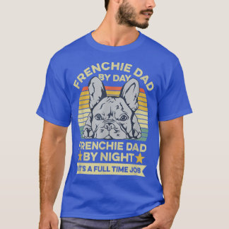 Camiseta Diseño de Bulldog francés masculino para tu padre