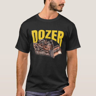 Camiseta Diseño de bulldozer para equipos pesados divertido