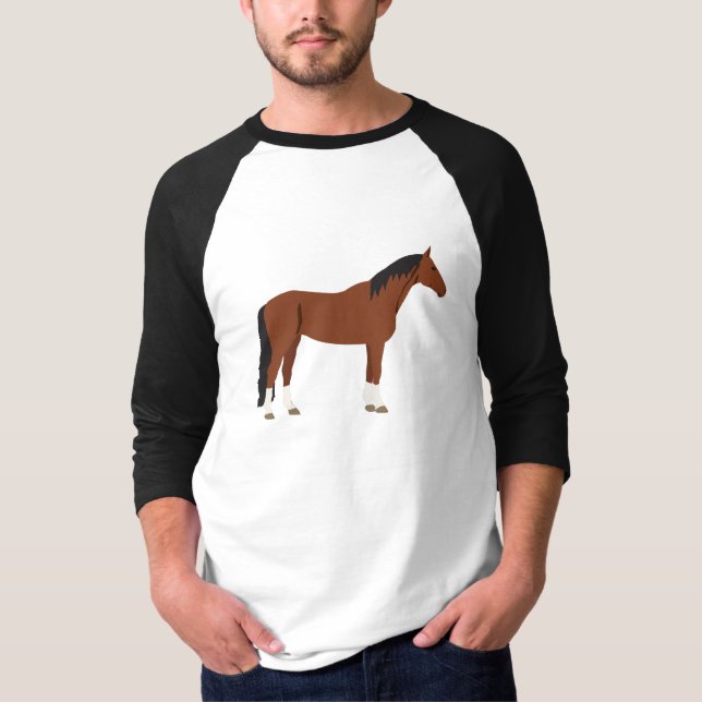 Camiseta Diseño de caballos (Anverso)
