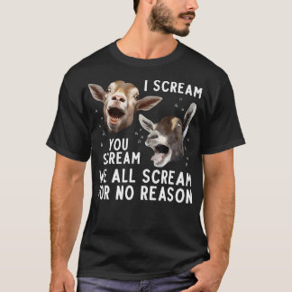 Camiseta Diseño De Cabra Cuta Para Hombres Campesinos De Ca