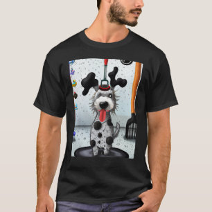Camiseta Diseño de cachorro de dibujos de perros dálmatas