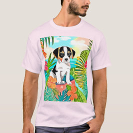 Camiseta Diseño de cachorros de paraíso