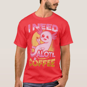 Camiseta Diseño de café con alcohol para una amante del caf